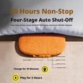 thumbnail image 4 of Wireless Speaker with Bluetooth 6.0, Compact 3.84 x 3.84 x 0.47 Inch Size, App-Controlled Audio for Personalized Sleep Aid & Relaxation(Yellow,1 pcs), 4 of 8
