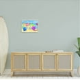 thumbnail image 2 of Stupell Industries Umbrella Coast Vibrant Beach Landscape Painting White Framed Art Print Wall Art, Design by Paul Brent, 2 of 7