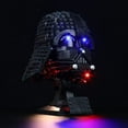 thumbnail image 6 of LED Light Compatible with Legos Darth Vader Helmet 75304 Collectible Building Toy, Decoration Lights with Battery Box, No Model Kit, Standard Version, 6 of 10