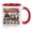 Red, variant on Firefighter Gifts for Men Coffee Mug,  Fireman Station Retirement Birthday Gift for Dad, Husband, 11oz