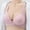 #2- Pink, variant on successthop Maternity Bras for Pregnancy Womens Nursing No Underwire Push up Bralettes Padded Button Front Adjustable Strap Corset Bra Full Coverage Crop Cami Top Comfort Shapewear Blue L