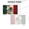 thumbnail image 2 of Mexican American Flag Proud Mexico Four Hole Decorated Banner Flag for Garden Yard Home Decoration Indoor Outdoor 2x3 Ft, 2 of 7