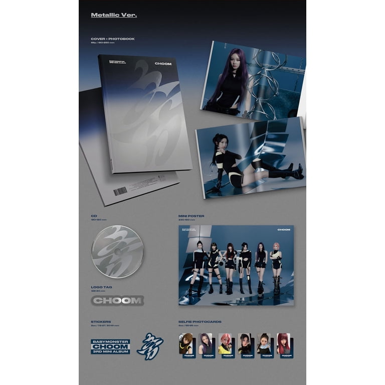 BABYMONSTER - [춤 (CHOOM)] 3rd Mini Album METALLIC Version