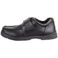 thumbnail image 4 of ABSOLUTE FOOTWEAR Mens Easy Slip On Touch and Close Work Formal College School Shoes - Black - US 9, 4 of 7