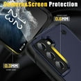 thumbnail image 4 of Designed for Samsung Galaxy S22 Plus Case, with Hidden Kickstand Military Grade Drop Protection Dustproof Hybrid Hard PC Kickstand Phone Case Cover for Men Women for S22 Plus, Navyblue, 4 of 7
