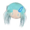 thumbnail image 1 of Llavero con cabeza de muñeco de peluche, adorable colgante de muñeco, juguete para regalo Azul, 1 of 9