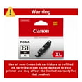 thumbnail image 3 of Canon CLI-251XL BK Compatible to iP7220,iX6820,MG5420,MG5520/MG6420,MG5620/MG6620,MX922/MX722,iP8720,MG6320,MG7120,MG7520 Printers, 3 of 5