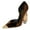 Brown, variant on FSJ Women Elegant Cap Pointed Closed Toe D'Orsay Rhinestone Chunky High Heels Slip On Pumps Wedding Dress Slide Shoes Size 8 Black