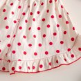 thumbnail image 5 of ZACPNCV Girl's Layered Ruffle Shorts Elastic Waist Bloomer Shorts Red 4-5 Years, 5 of 9
