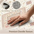 thumbnail image 6 of ODIKA Neutral Abstract Boho Farmhouse Dot Motifs Ivory Beige Dining for Great Room, Indoor Open Concept, Large Living Low Profile Flatwoven, 6 of 7