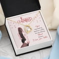 thumbnail image 3 of Valentine's Day Gift Necklace for Wife, with Message Card, I Love You Babe, Gift Necklace For Her - Forever Love Necklace - White Gold or Yellow Gold - Gift Box, 3 of 5