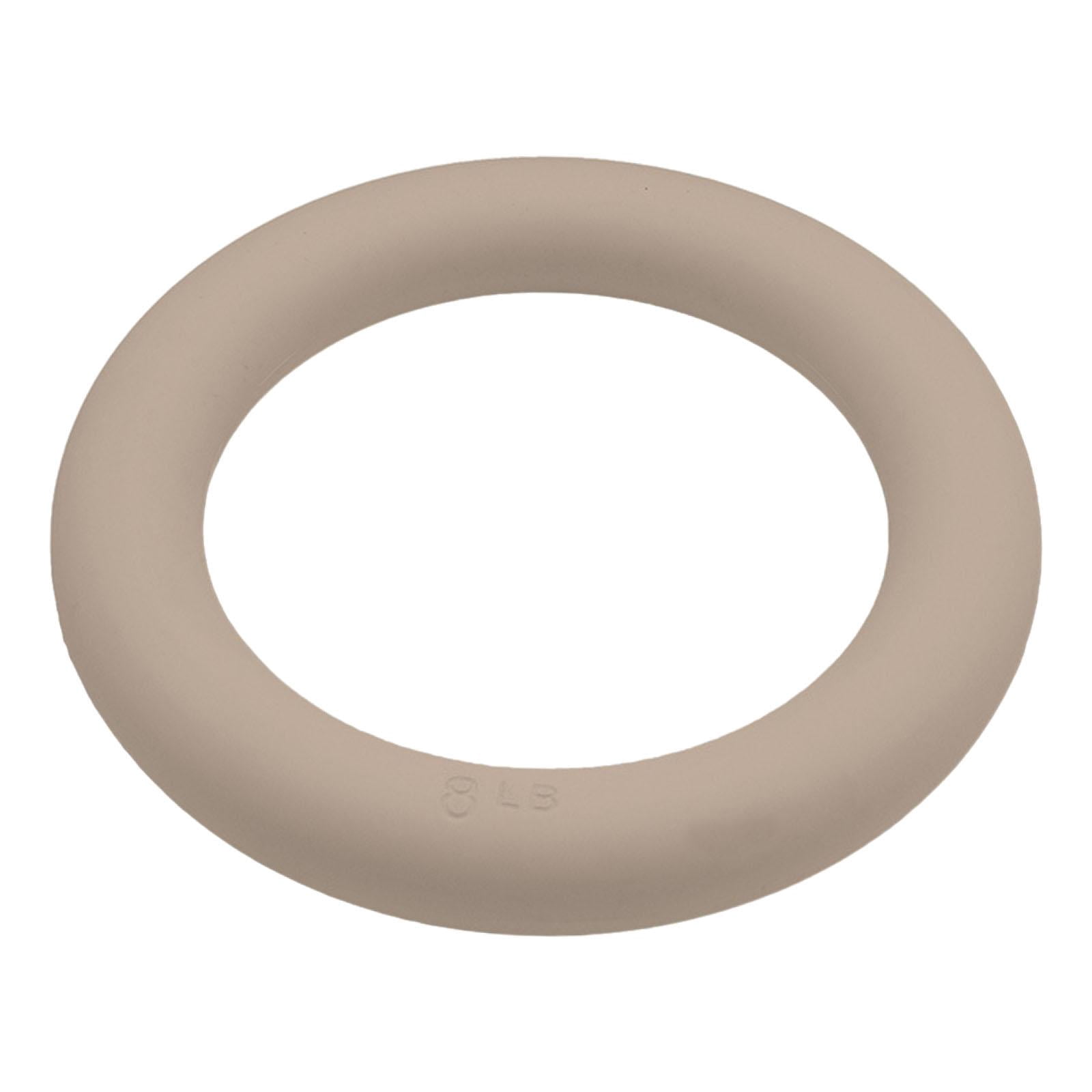 Dualoai Power Ring 8lbs Ergonomic Kettlebell for Home Fitness Core Training Aerobics light brown