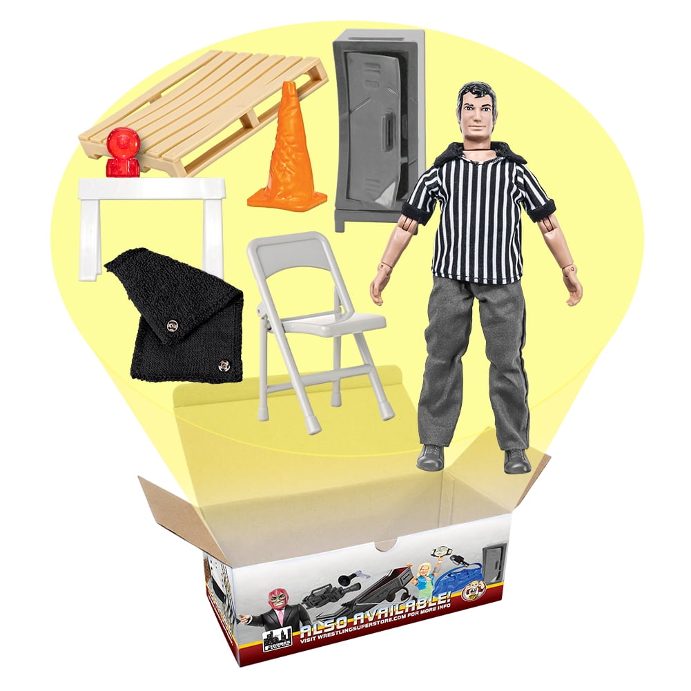 Wrestling Referee & Gear Action Figure Accessory Kit