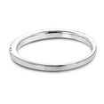 thumbnail image 2 of Stackable Rings 14K Gold Unisex Thin Natural Diamond Wedding Band (White Gold Size 11.5), 2 of 3
