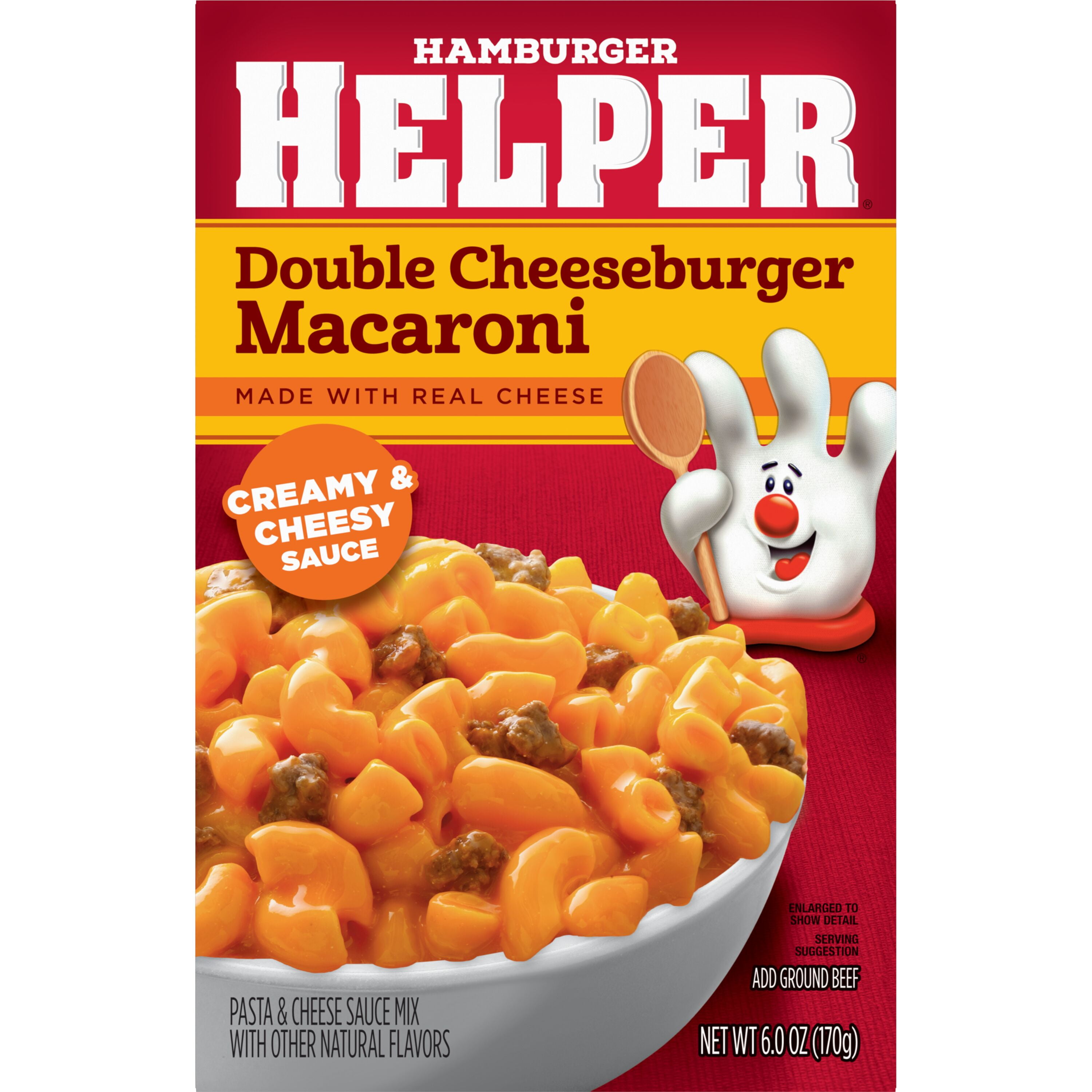Hamburger Helper Double Cheeseburger Macaroni, 6 oz Box