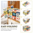 thumbnail image 2 of Yayeee Collapsible Cube Storage Bin with Lid Fabric Closet Decorative Basket with Handles, Floral Patterns, 2 of 7