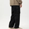 thumbnail image 5 of Rciityk Men's Hiking Work Pants Fall Casual Cargo Work Trousers with Multi-Pocket Fashion Spring Athletic Pants, 5 of 5
