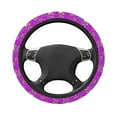 thumbnail image 3 of Daiia Peace Love and Dove Flower Power Steering Wheel Cover Auto Steering Wheel Covers Breathable Anti-Slip Steering Wheels Car Interior Decor Accessories for Men Women Universal 15 Inch, 3 of 8