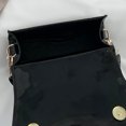 thumbnail image 2 of Bolsa De Hombro Bolso bandolera para mujer Bolsos tipo satchel de cocodrilo con láser de PU brillante para viajes (negro) Likrtyny Para Estrenar, 2 of 9