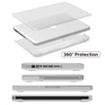 thumbnail image 6 of IBENZER Compatible with MacBook Pro 13 Inch Case 2012-2008 A1278, Plastic Hard Shell Case with Keyboard Cover & Screen Protector for Old Version Mac Pro 13 with CD-ROM, Clear, W-P13CL+2, 6 of 8