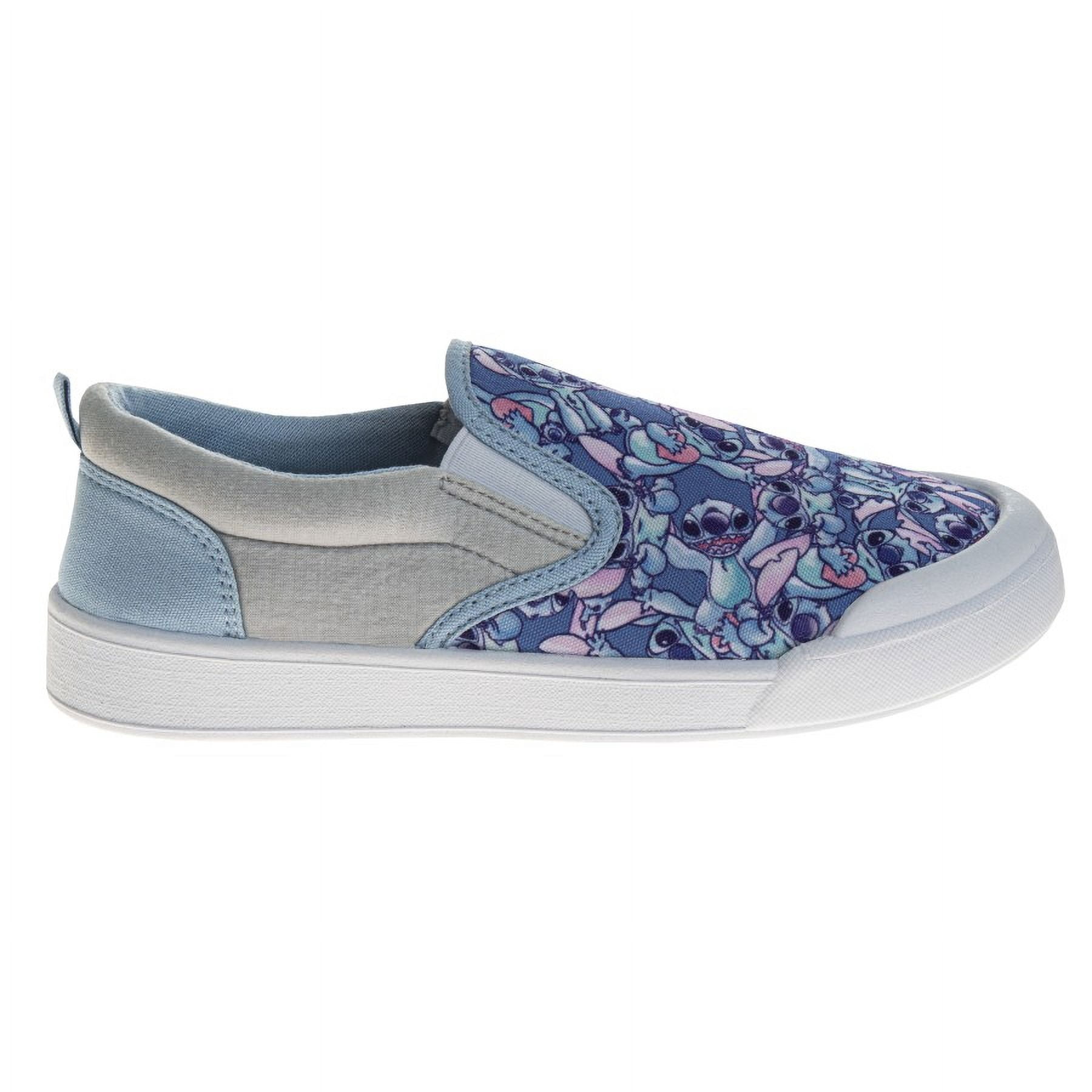 Stitch Women's Slip On Canvas Sneakers Blue, Size: 6