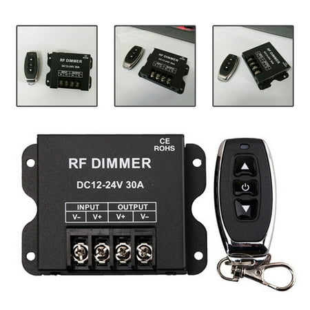 

DC12V 30A 3 Key RF Wireless Dimmer Remote Control For Led Single Color Strip