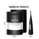 thumbnail image 4 of 300 Bolsas Kraft Xtellar Negro Con Ventana Para 50g, 4 of 4