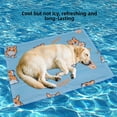 thumbnail image 5 of Summer Cooling Pet Bed with Cold Gel Pad, Durable Scratch-Proof Mat, 5 of 14