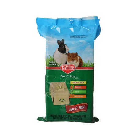 UPC: 0071859944807 | Kaytee Box O Hay Variety Pack – Carrot Mint & Marigold