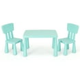 thumbnail image 5 of Topbuy Kids Furniture Set with Table & 2 Chairs Children Playing Table Ideal Gift for Kids Green, 5 of 7