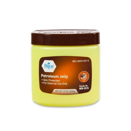 MEDPRIDE Petroleum Jelly with Cocoa Butter Fragrance for Diaper Rash and More, 13 Oz