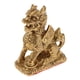 thumbnail image 2 of Estatua de Prosperidad Kylin de Cobre Macarena Feng Shui, 2 of 8