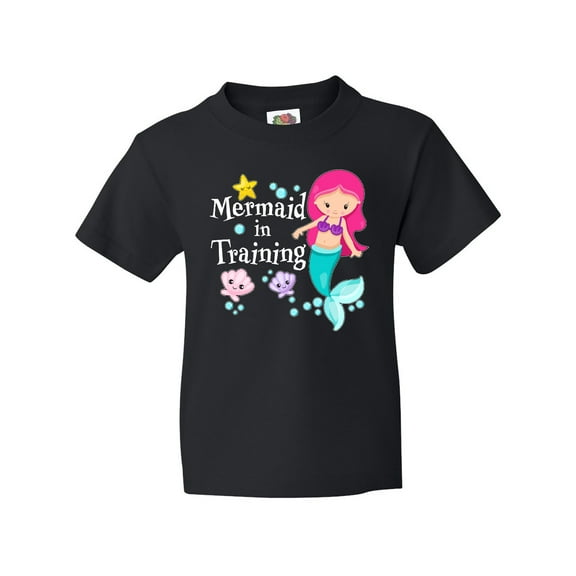 Inktastic Mermaid in Training Youth T-Shirt