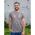 thumbnail image 4 of Tstars Mens Easter Holiday Shirts Easter Bunny Face Shirt Easter Rabbit Happy Easter Party Shirts Easter Gifts for Him Men T Shirt, 4 of 7