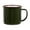 Green, variant on Mug Cup Enamel Coffee Mugs Camping Cups Tea Metal Vintage Drinking Water Iron Travel Camp Retro