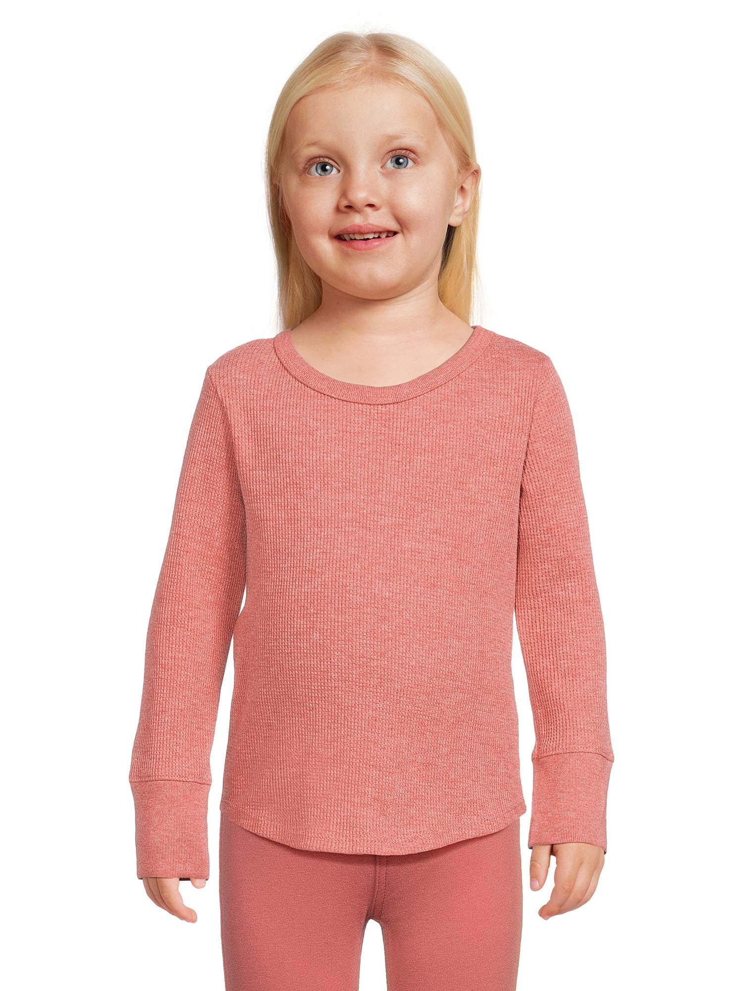 Garanimals Toddler Girl Long Sleeve Thermal TShirt, Sizes 12M 5T