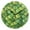 Black, variant on Green Dragon Scales Round Wall Clock Silent Analog Battery Operated Black Pointer Home Decor 9.84" Diameter