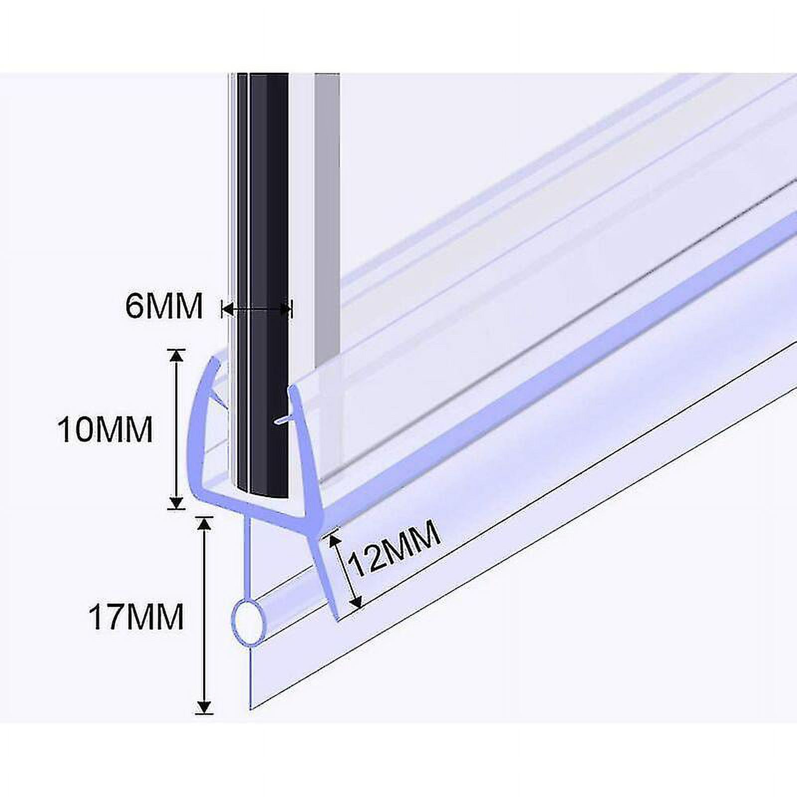 Porte de douche 100 cm à 2 battants ELBA verre Nanotech