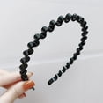 thumbnail image 4 of Diademas para mujer. Diademas antideslizantes para el pelo de mujer. Diademas con peine para niñas. Diadema ondulada con dientes para pelo grueso y fino, 4 of 5