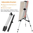 thumbnail image 2 of Caballete portátil con soporte de metal, soporte ajustable para tablero de dibujo artístico, patas de trípode que se pueden ajustar de forma, como caballete pastoral,, 2 of 7