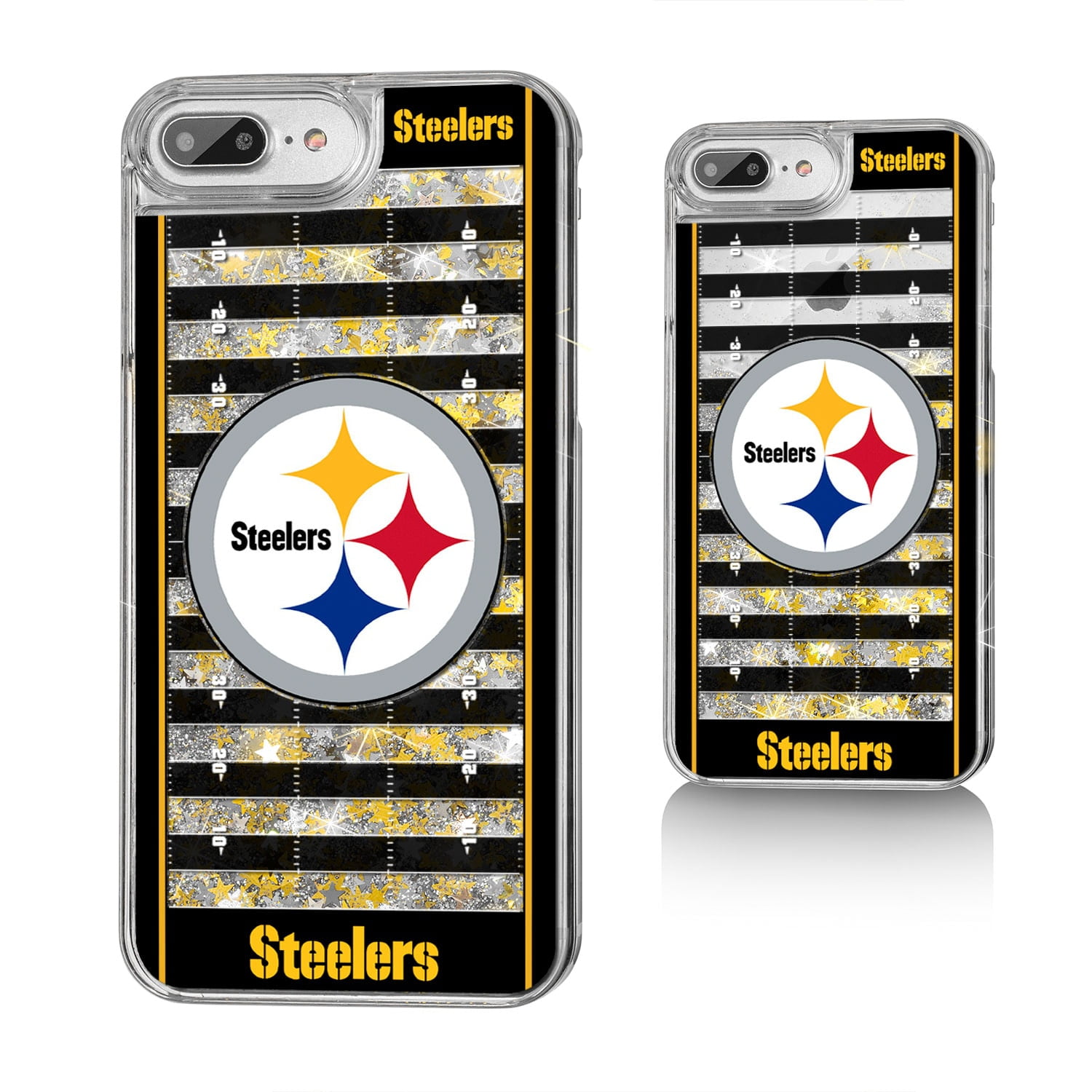 Pittsburgh Steelers iPhone Field Design Glitter Case