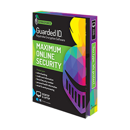 GuardedID Anti-Malware Keystroke Encryption Software | 1 Year, 2 Devices | PC, (Best Malware Protection For Pc)