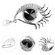 thumbnail image 3 of GOOHOCHY 1pc elegante broche de ropa decoración ojo modelado de corsage decoración ropa batería, 3 of 7