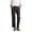 AA-Black, variant on Womens Summer Wide Leg Dress Pants Casual Button Down Linen Trousers Solid Color Boho Work Pant with Pockets Navy S