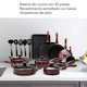 thumbnail image 2 of "Kit Batería De Cocina Antiadherente Ollas Sartenes 42 Piezas  Belug, Color Rojo ", 2 of 5
