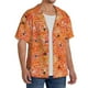 thumbnail image 2 of Fotbe Spider Camisa Estampada de Manga Corta para Hombre, Casual de Verano, Estilo Playero, Sin Arrugas-Small, 2 of 5