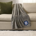thumbnail image 1 of NHL, NBA, MLB Grey Sports Throw Blanket, 50" x 60", 1 of 5