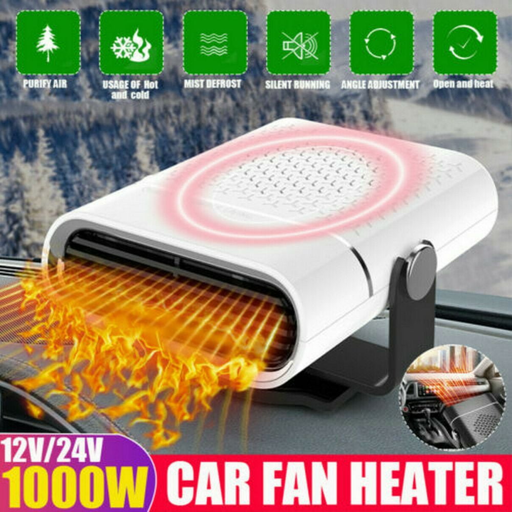 Upgrade Car Heater Defroster, MUTOCAR 2 in 1 Auto Car Windshield Heater  Cooling Fan Plug into Cigarette Lighter 12V Auto Defogger 360° Rotatable  Fast Heating Quickly Defrost (white) - Walmart.com