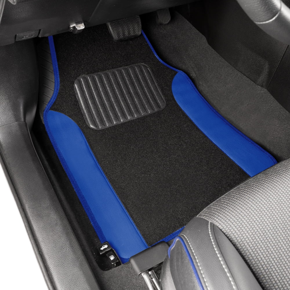 BDK Sporty Car Seat Covers & Car Floor Mats Complete Full Set