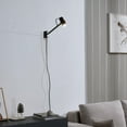 thumbnail image 3 of MRDK by Globe Series.01.WS 1-Light LED Plug-In Wall Sconce, Swing Arm, Adjustable Shade, Matte Black, 3 of 7